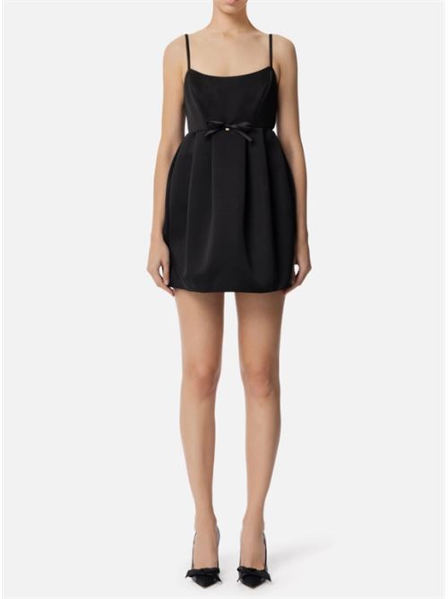 DRESS WITH BOW ELISABETTA FRANCHI | AB80451E2110 nero